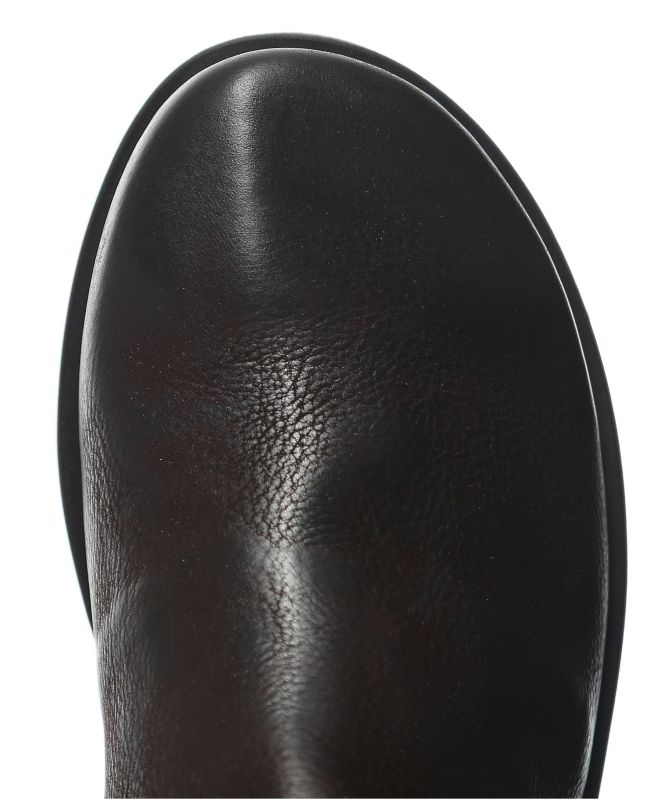 Lofina Leather Zip Boots