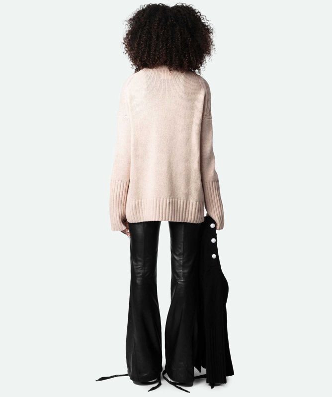 Zadig and Voltaire Alma Spiked Heart Jumper
