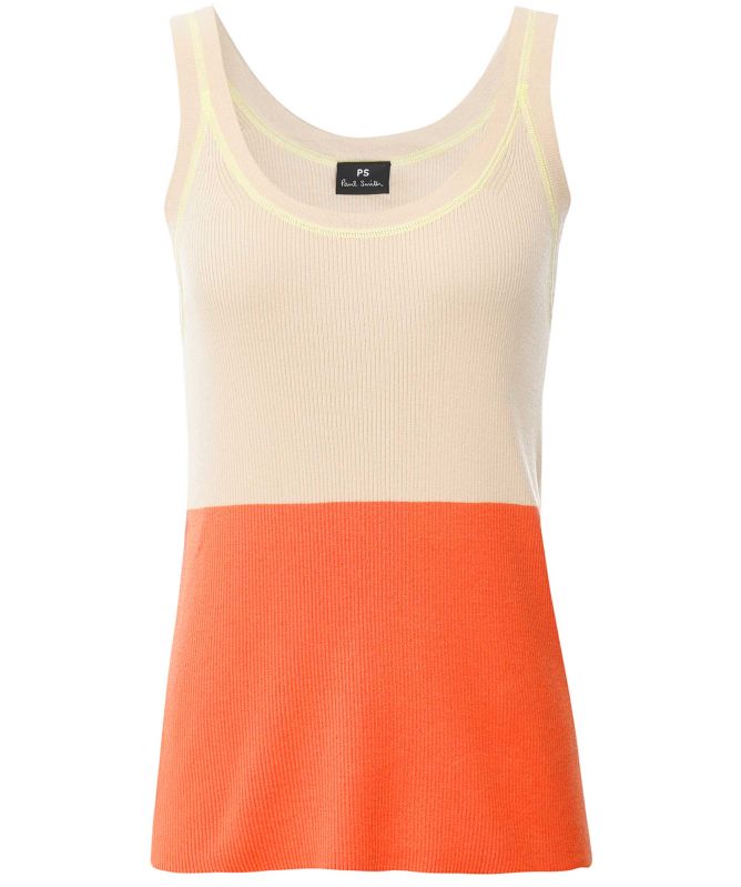 Paul Smith Cotton Ribbed Vest