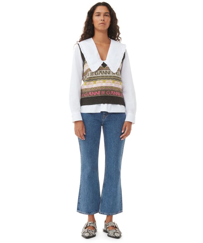 GANNI Wool Mix Vest