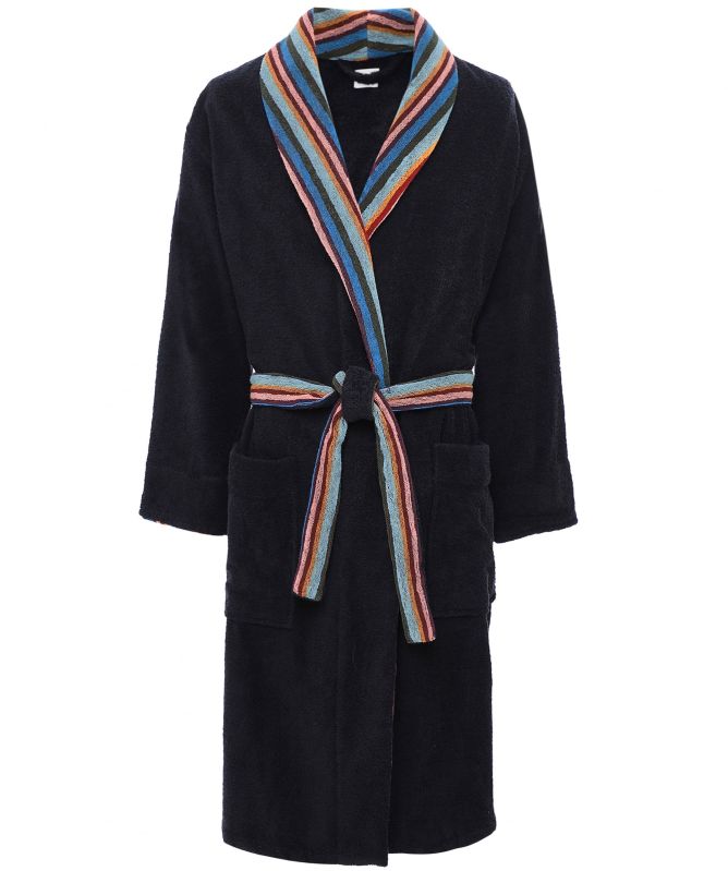 Paul Smith Artist Stripe Trim Dressing Gown