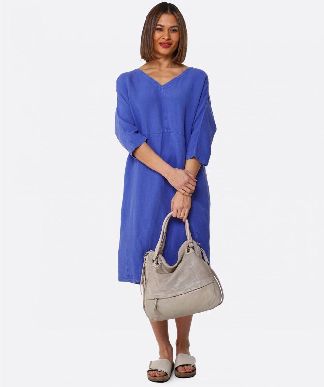 ISCHIKO Fanka Linen Dress
