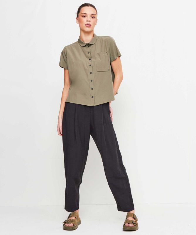 Lurdes Bergada Short Sleeved Stitch Shirt