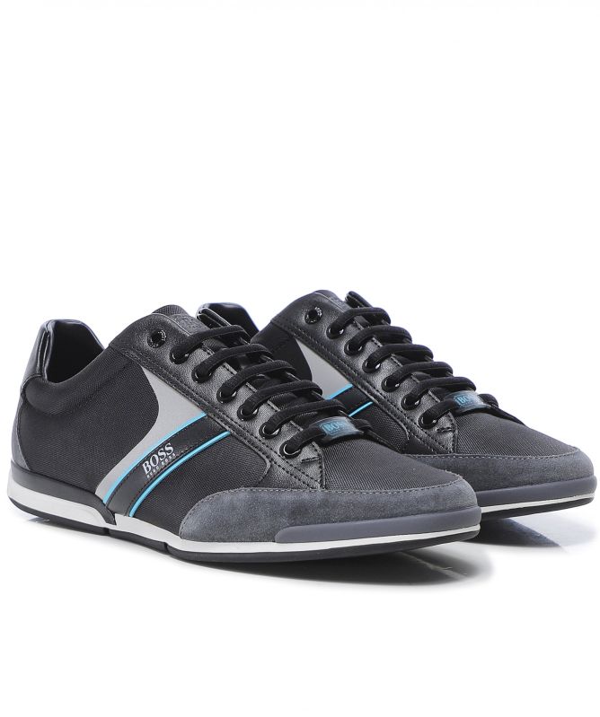 BOSS Mixed Panel Saturn_Lowp_mx Trainers