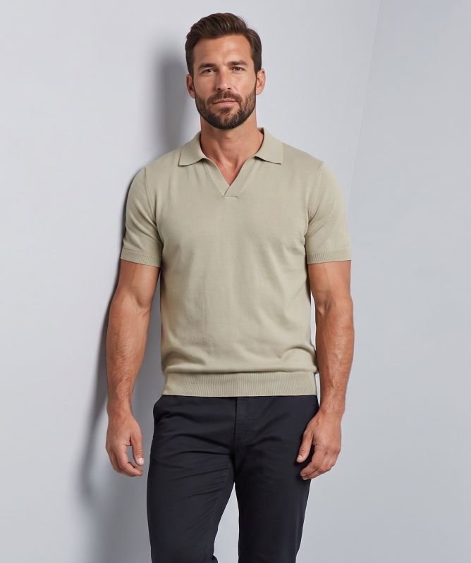 Seinse Open Neck Polo