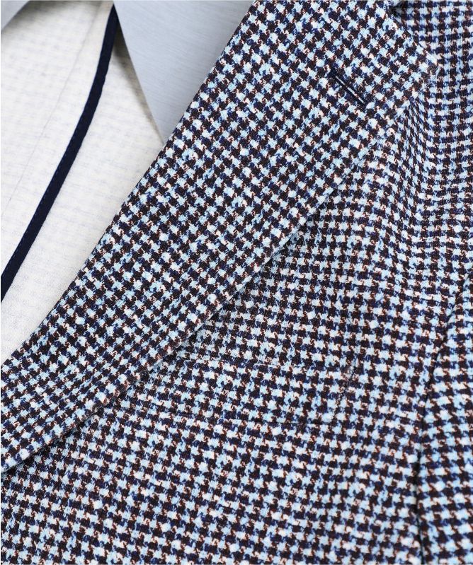 Textured Houndstooth Jacket | Jules B