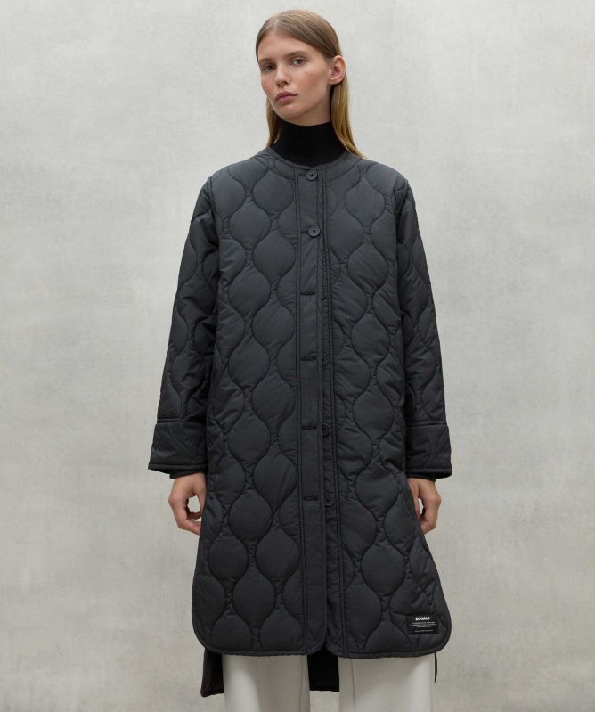 ECOALF Lezna Quilted Coat With Hood