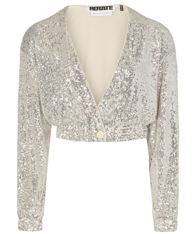 silver sparkly jacket