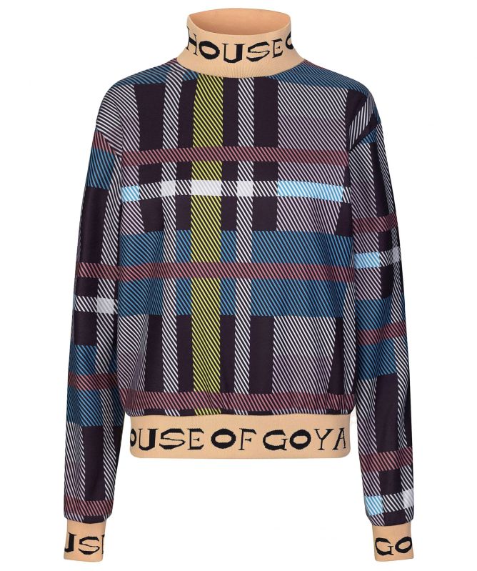 Stine Goya Melina Checked Fleece Jumper