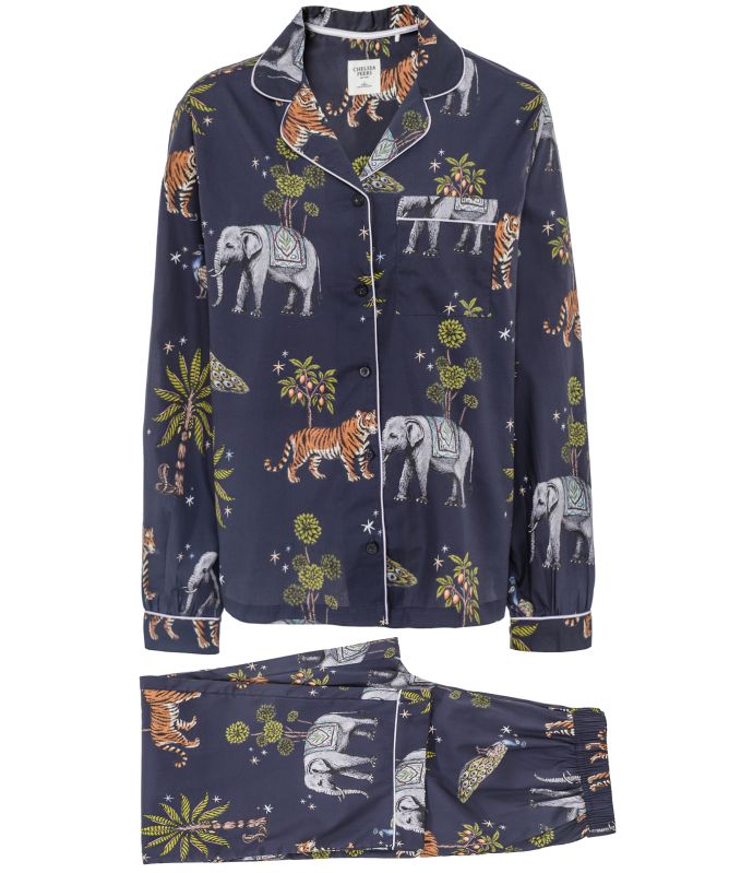 Chelsea Peers Twilight Safari Print Long Pyjamas