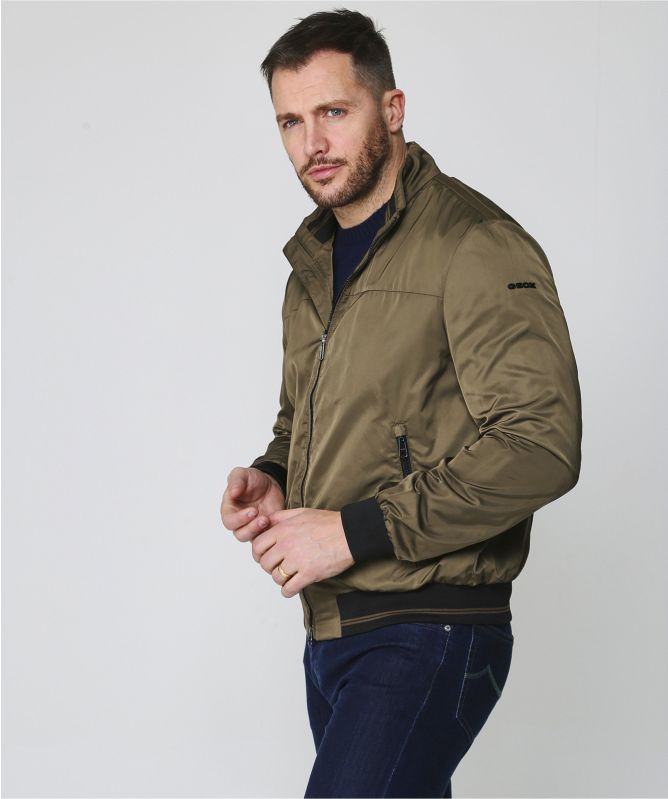 Geox Water-Repellent Tevere Bomber Jacket