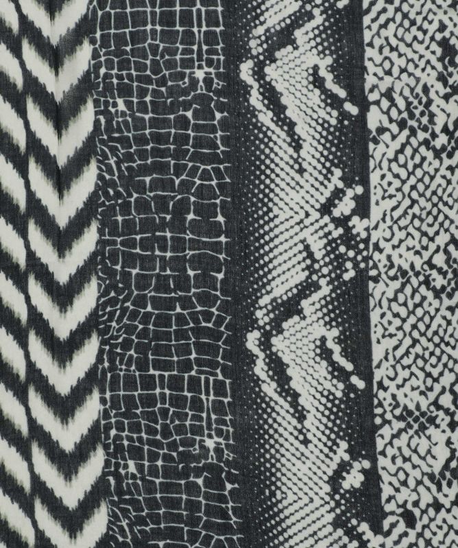 Ahujasons Mixed Print Wool Scarf