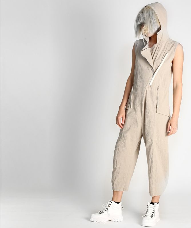 Lurdes Bergada Hooded Zip Jumpsuit