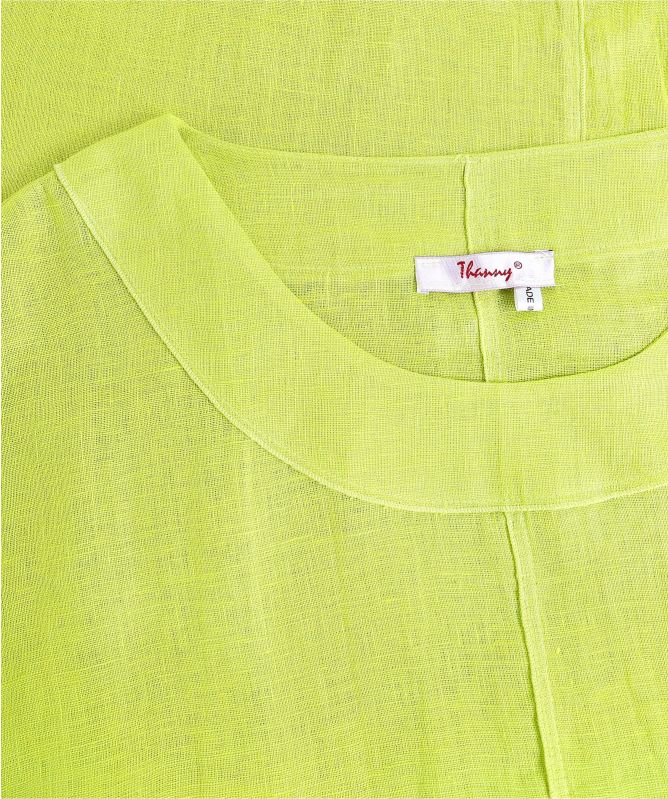 Thanny Anna Asymmetric Linen Top