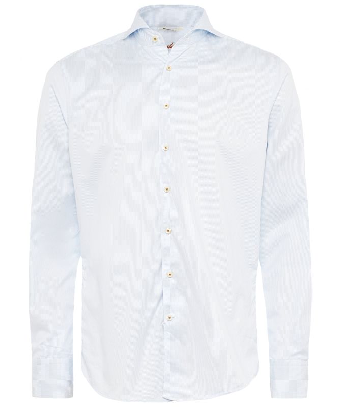 Stenstroms Fitted Body Striped Shirt