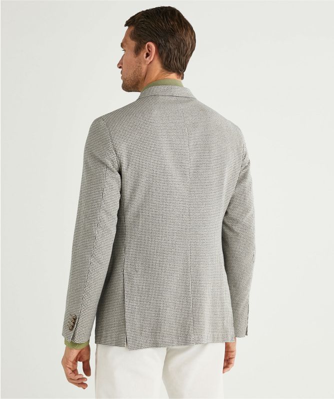 Hackett Cotton Puppytooth Jacket