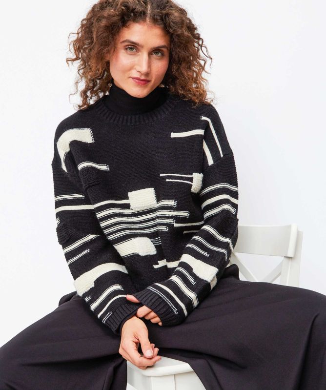 Thanny Stripe Patterned Jumper