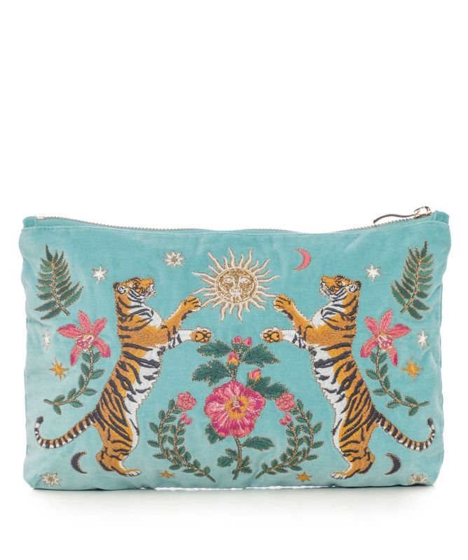 Elizabeth Scarlett Celestial Tiger Everyday Pouch | Jules B