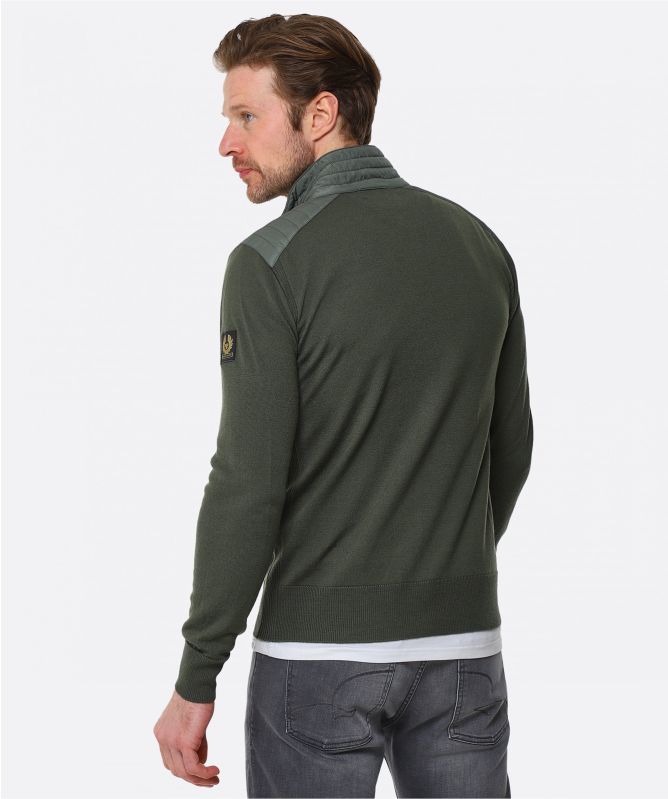 Belstaff Merino Wool Kelby Zip Cardigan