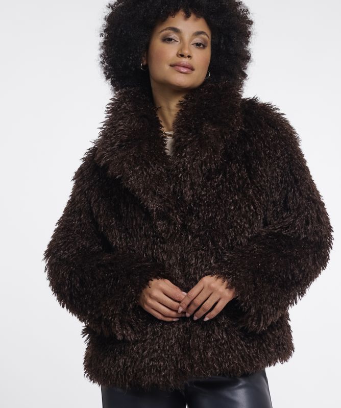 Rino and Pelle Lias Faux Fur Jacket