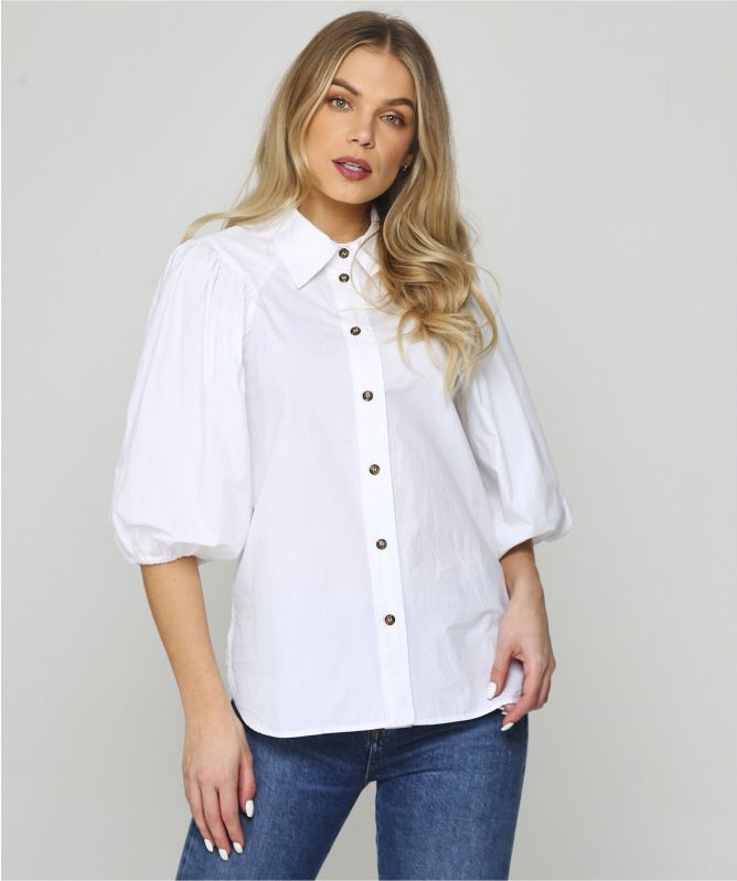 GANNI Cotton Poplin Shirt