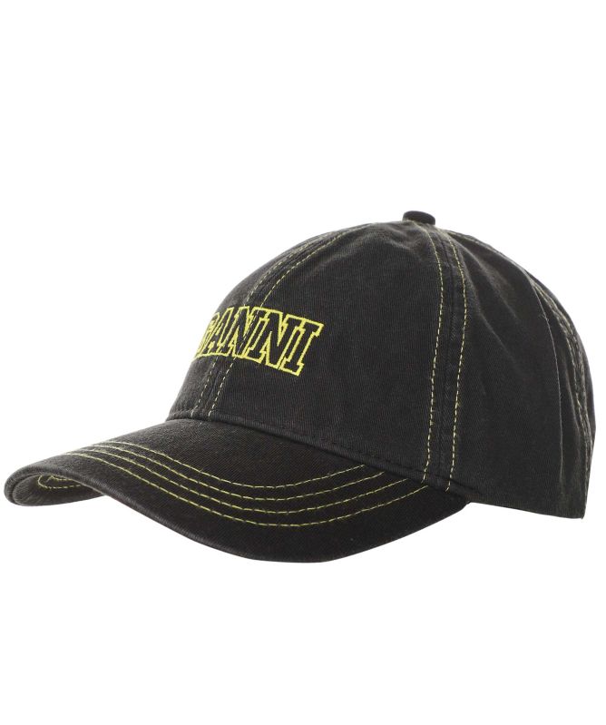 GANNI Embroidered Logo Cap