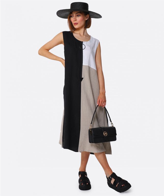 Ralston Fari Linen Zip Dress