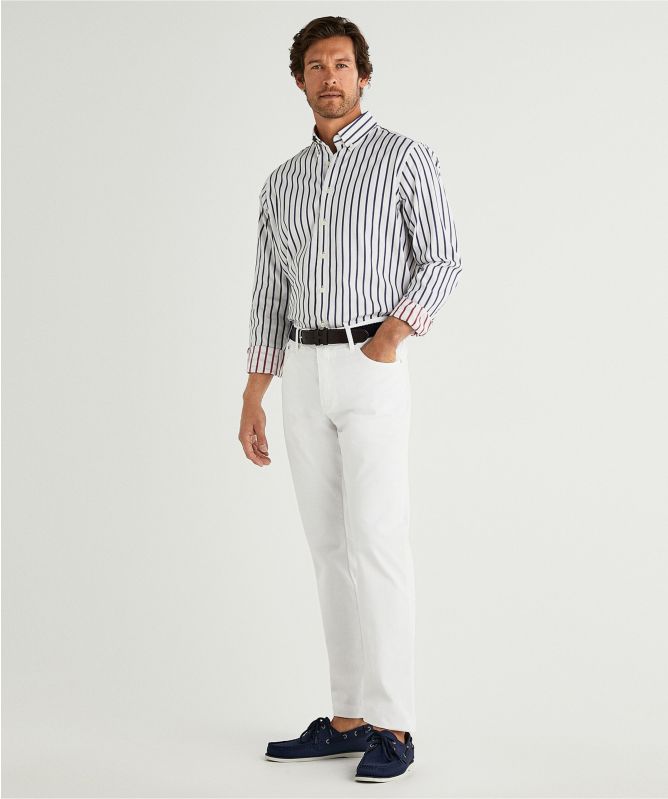 Hackett Classic Fit Wide Striped Shirt