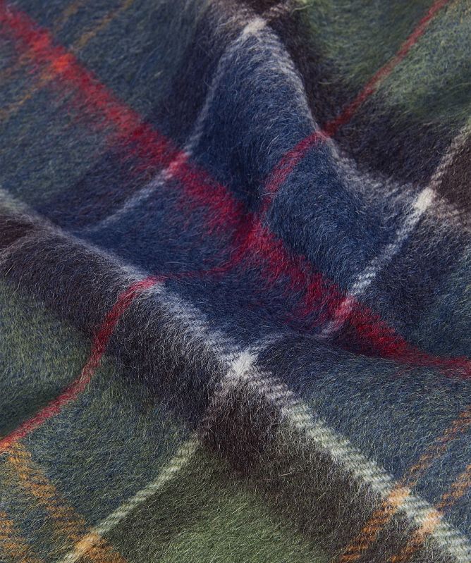 Barbour Wool Cashmere Tartan Scarf