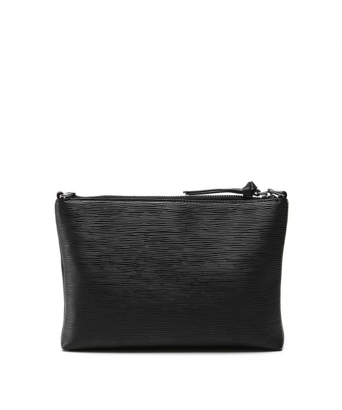 Vivienne Westwood Black Penny Double Pouch Crossbody Bag