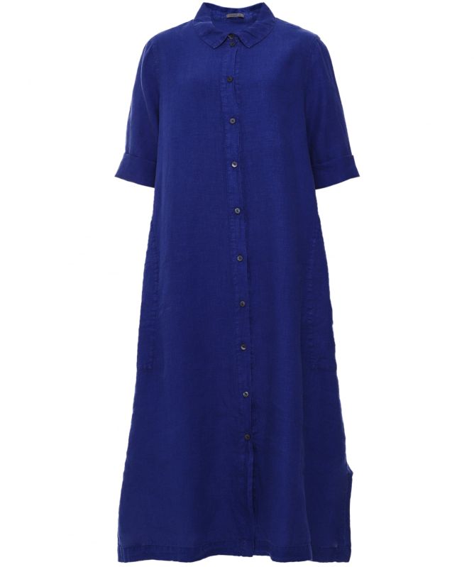 OSKA Linen Settat Midi Dress