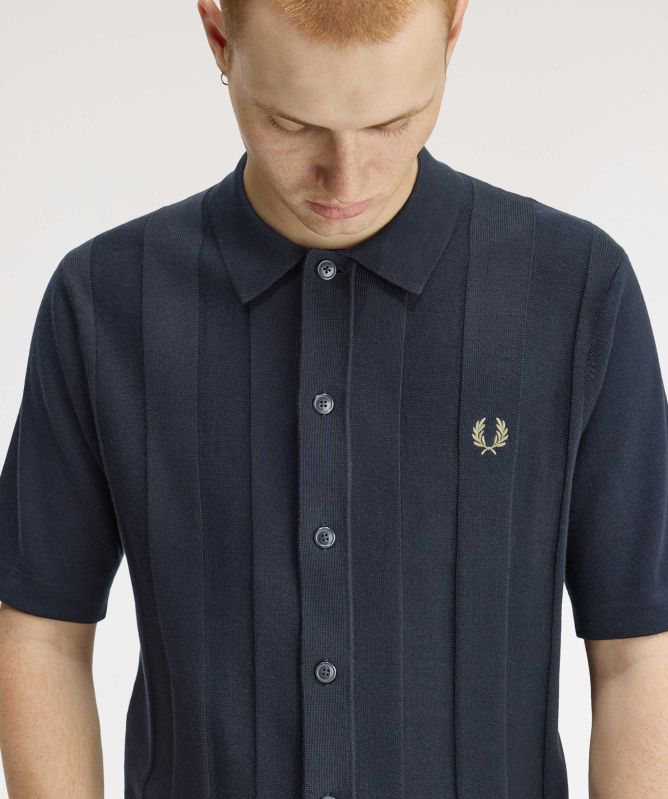 Fred Perry Tonal Vertical Stripe Polo