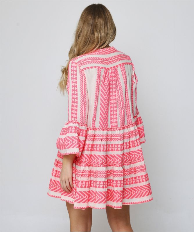 Devotion TWINS Ella Neon Embroidered Mini Dress