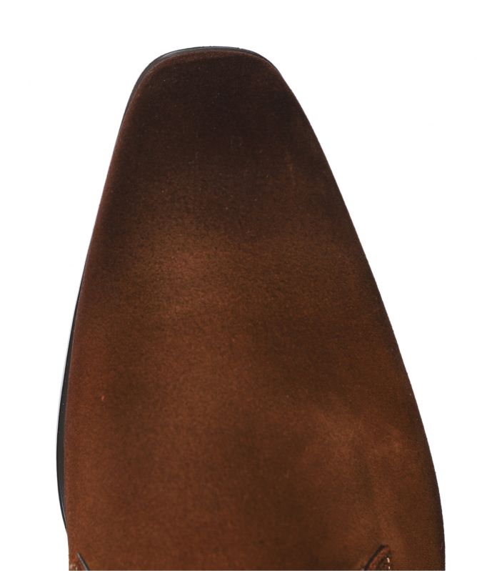 Magnanni Suede Monk Strap Boots