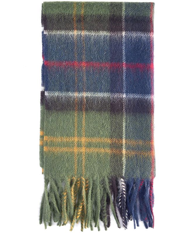 Barbour Wool Cashmere Tartan Scarf
