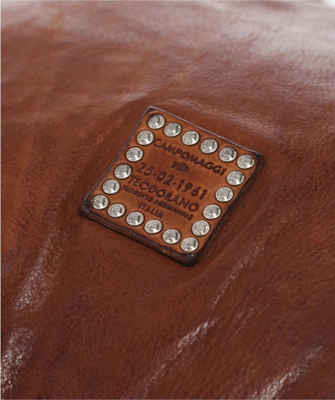 Campomaggi Studded Leather Shopper Bag