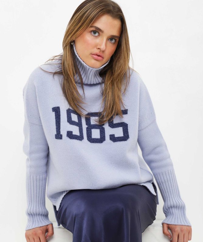 Eddy and Ivy Cashmere Merino 1985 Logo Jumper