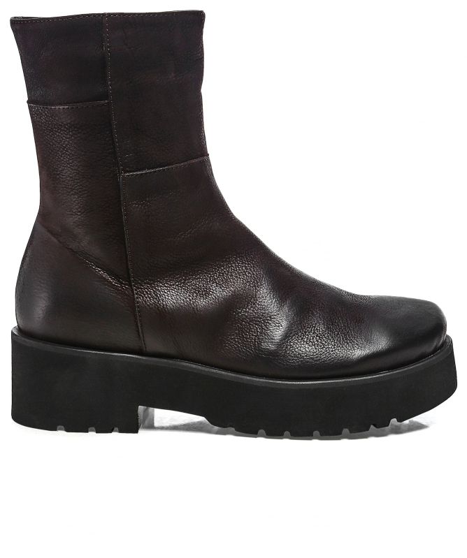 Lofina Leather Zip Boots