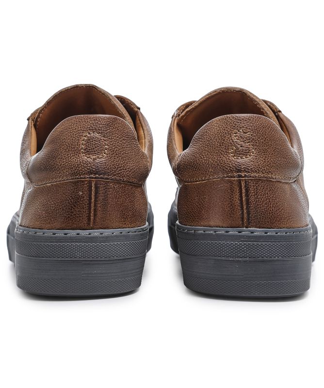 Oliver Sweeney Piodao Grained Leather Cupsole Trainers