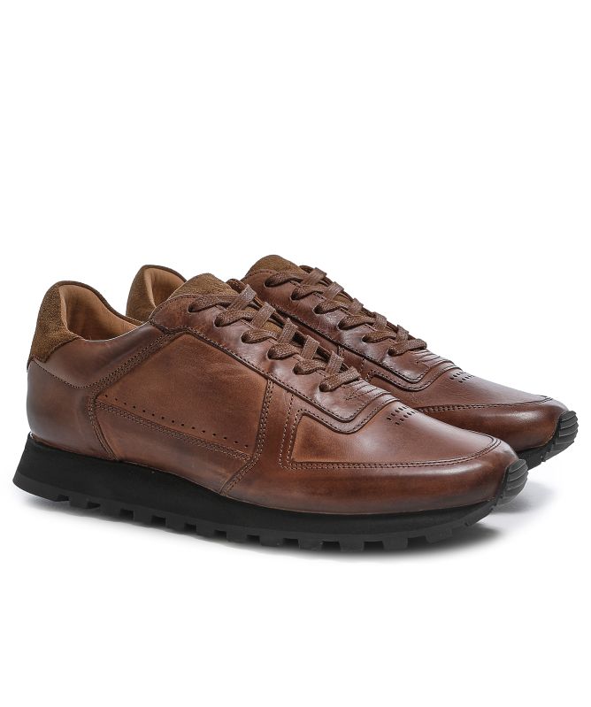 Oliver Sweeney Cabeca Leather Retro Trainers