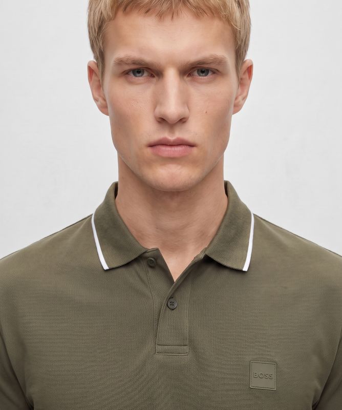 BOSS Passerford Cotton-Piqué Polo Shirt