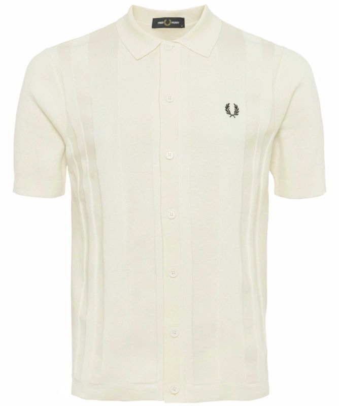 Fred Perry Knitted Button-Through Shirt