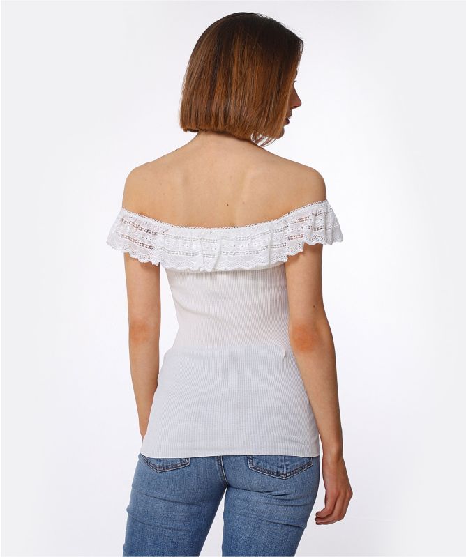 Rosemunde Benita Silk Off The Shoulder Top