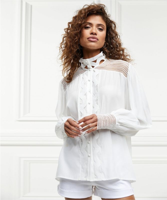 Holland Cooper Featherton Lace Shirt