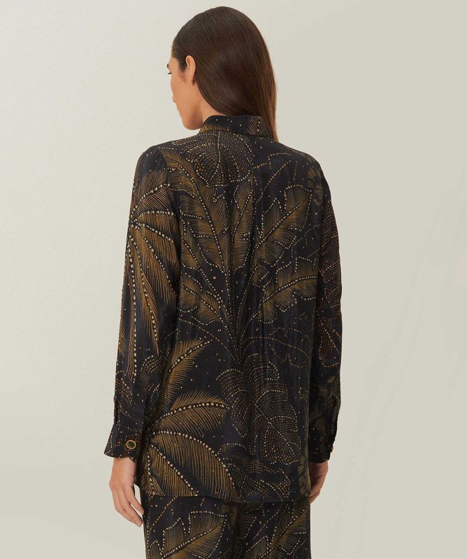 FARM Rio Golden Foliage Pyjama Shirt