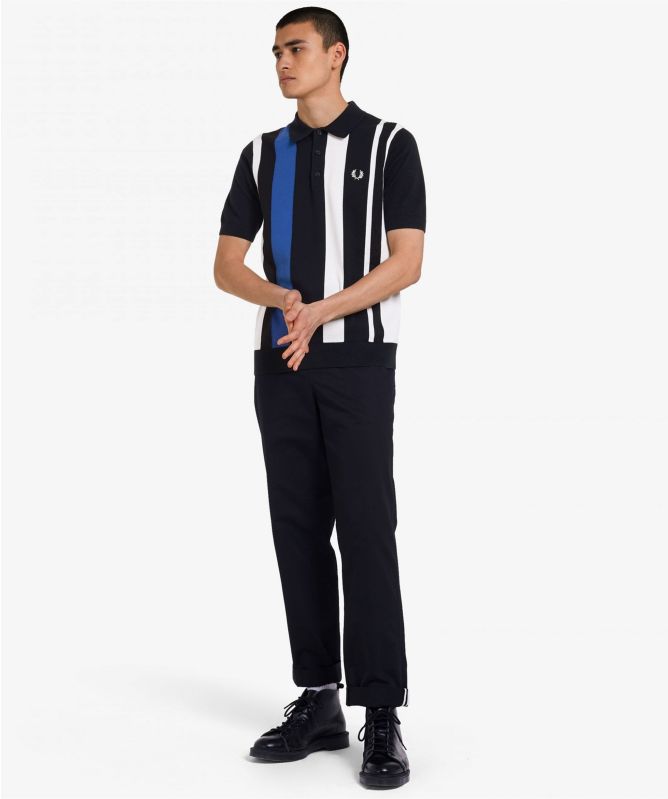 Fred Perry Bold Stripe Knitted Shirt K8527 608