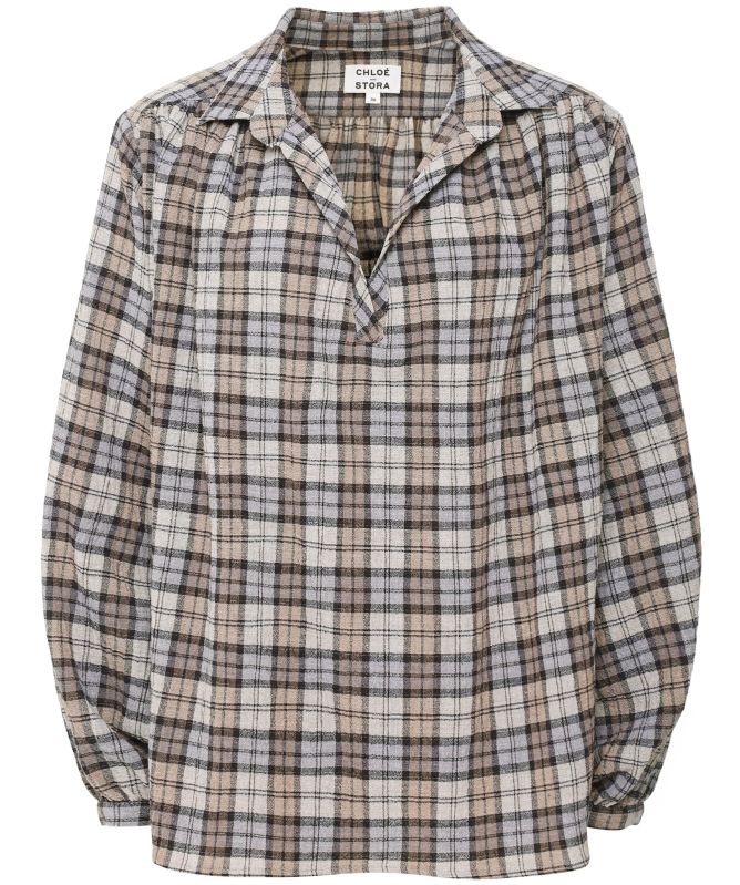Chloé Stora Check Ary Blouse