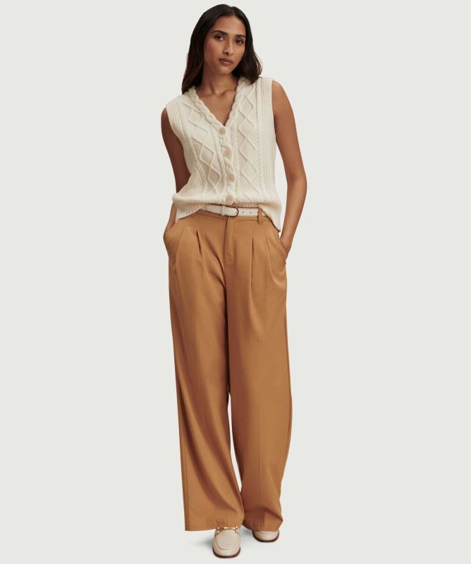 Varley Tatyana Cable Knit Vest