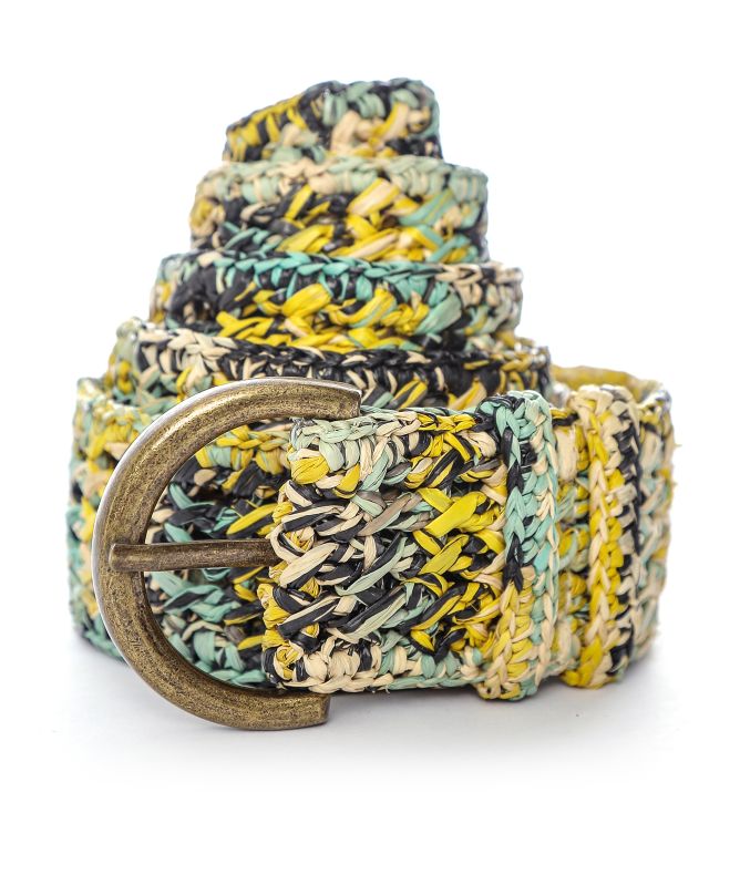 Rabarany Woven Raffia Belt