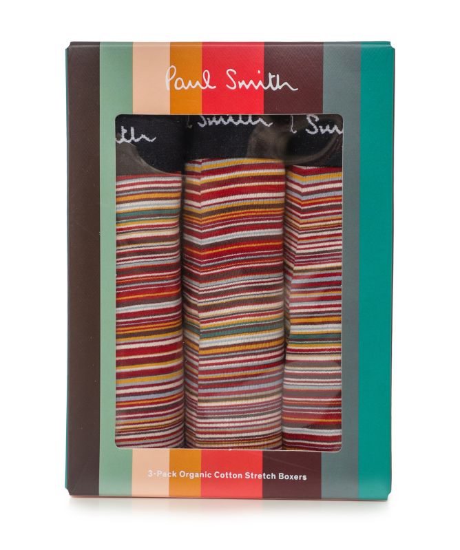 Paul Smith Striped Low-Rise Boxer Briefs Three Pack